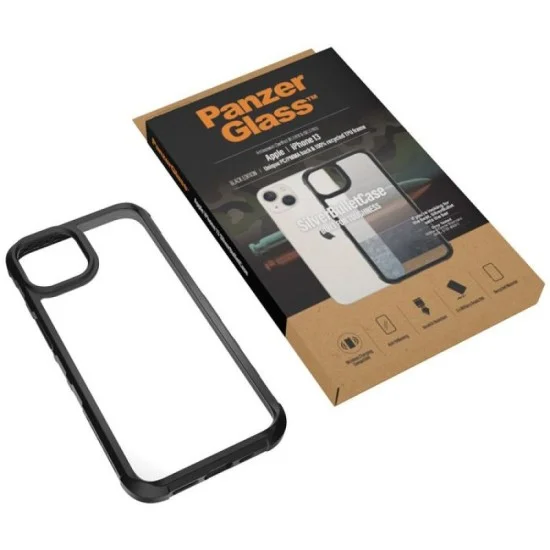 Cover I Phone 13 Panzerglass Military Grade - Silverbullet Black